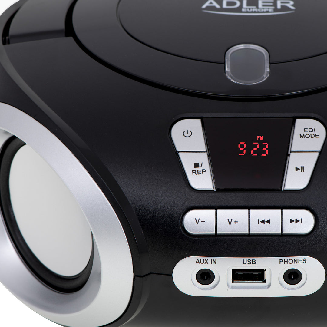 Coluna de som CD-MP3, USB, rádio Adler AD 1181