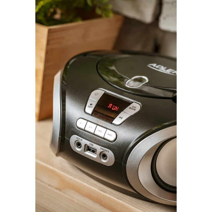 Coluna de som CD-MP3, USB, rádio Adler AD 1181