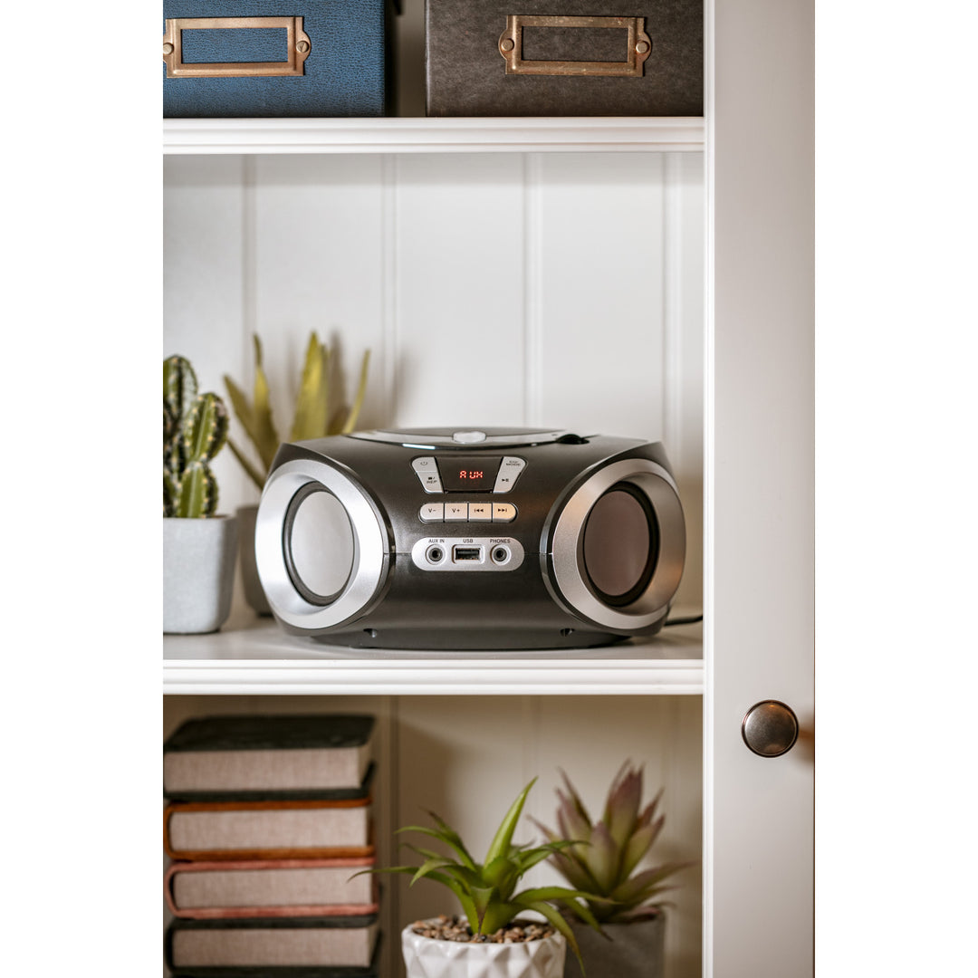Coluna de som CD-MP3, USB, rádio Adler AD 1181