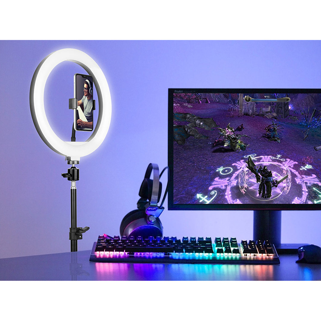 Tracer Ring Light 30cm com tripé de 210cm