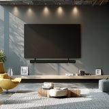 Soporte universal para barra de sonido de hasta 15 kg Soporte de altavoz para montaje bajo el televisor