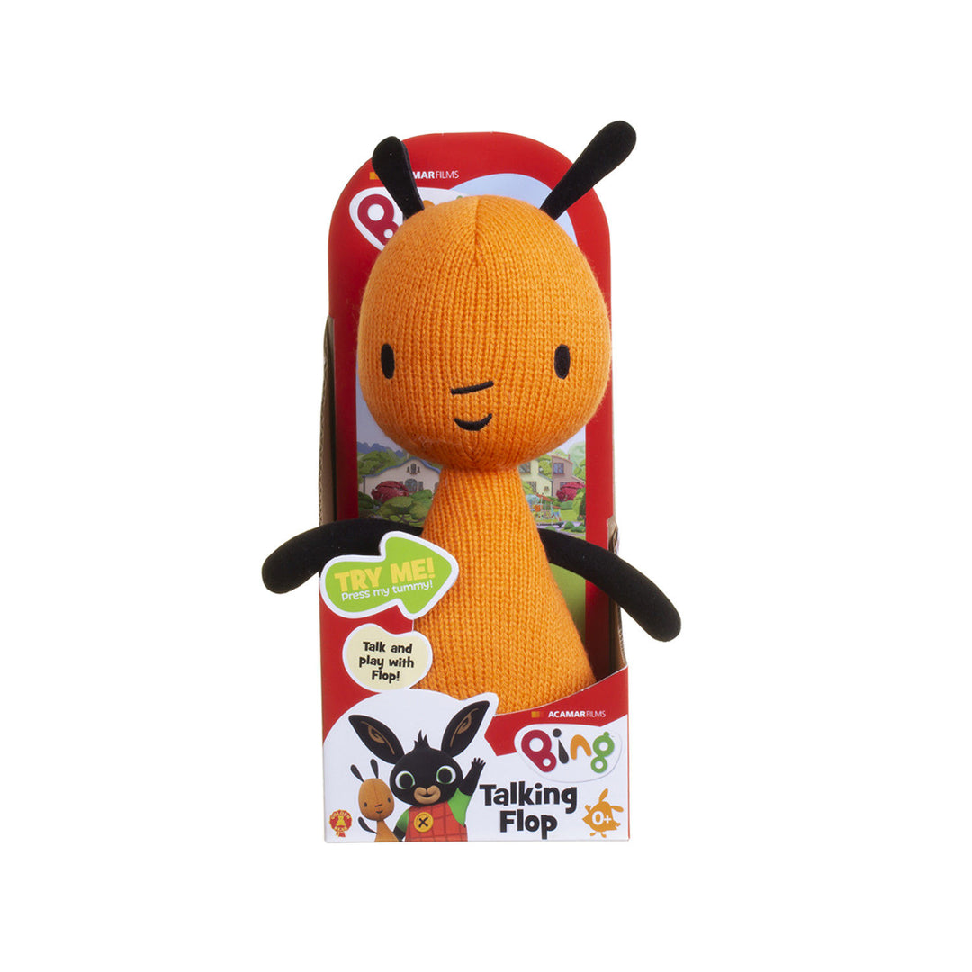 Peluche parlanchín Flop del cuento de hadas Bing 27 cm de altura calidad de construcción