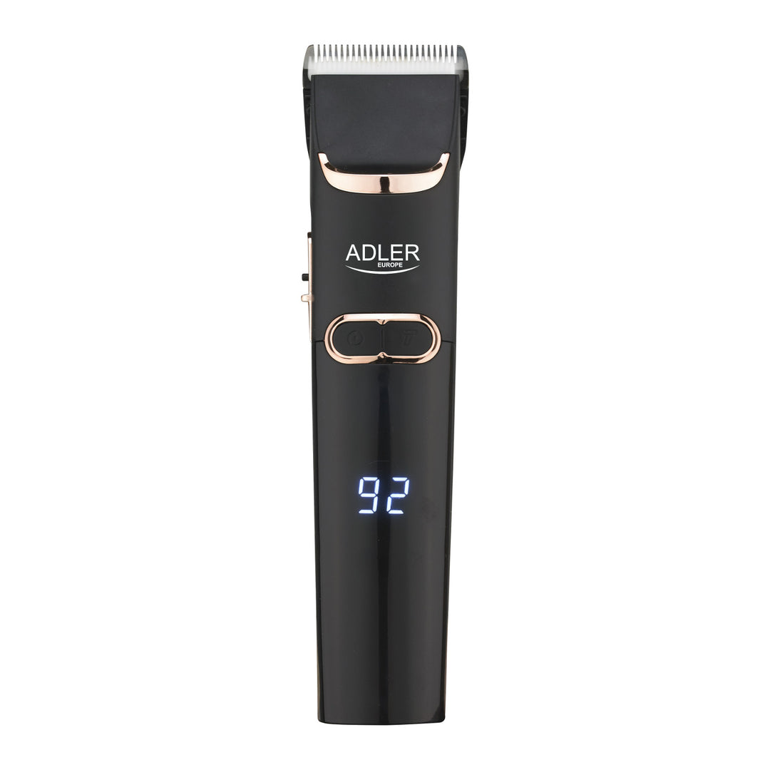 Máquina de cortar cabelo Adler, visor LCD, 40 W, AD 2832