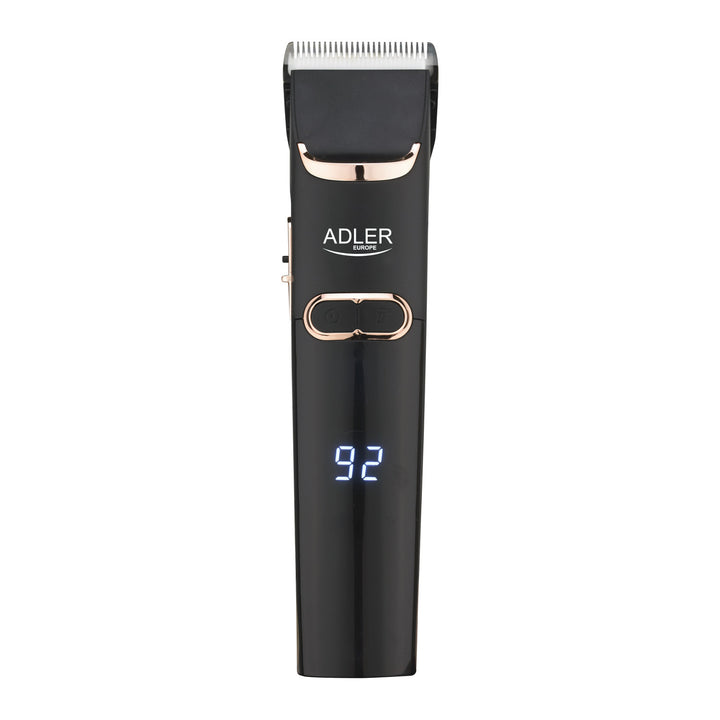 Máquina de cortar cabelo Adler, visor LCD, 40 W, AD 2832