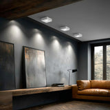 Luminária de teto spot, para fontes de luz MR16 / GU10, branco, 94x94x32mm, quadrado, alumínio, Maclean MCE464 W