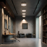 Luminária de teto spot, para fontes de luz MR16 / GU10, branco, 94x94x32mm, quadrado, alumínio, Maclean MCE464 W