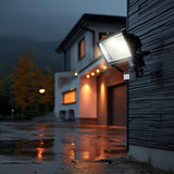 Maclean mce442 lâmpada solar refletor led com sensor de movimento lâmpada de parede solar com sensor crepuscular luz solar ip44 6w 360 lúmen 6000k