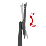 Soporte para monitor gaming NanoRS, altura ajustable, LED RGB, 32-55", VESA máximo 400x400, máximo 40 kg, RS167