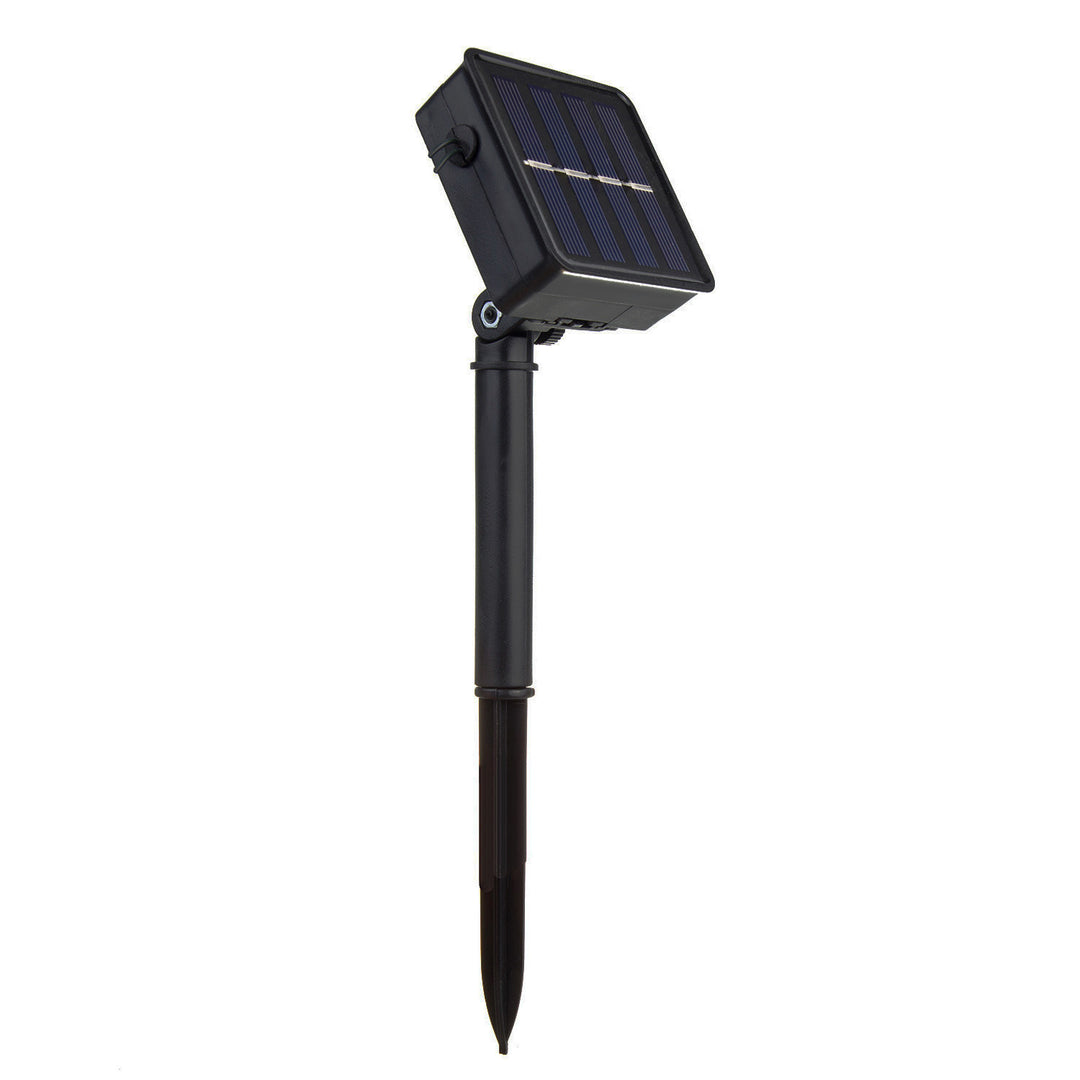 Maclean MCE411 Luces Led Solares 2,4m, 144 LEDs, Modo LED, Batería Li 800mAh, carámbanos que caen