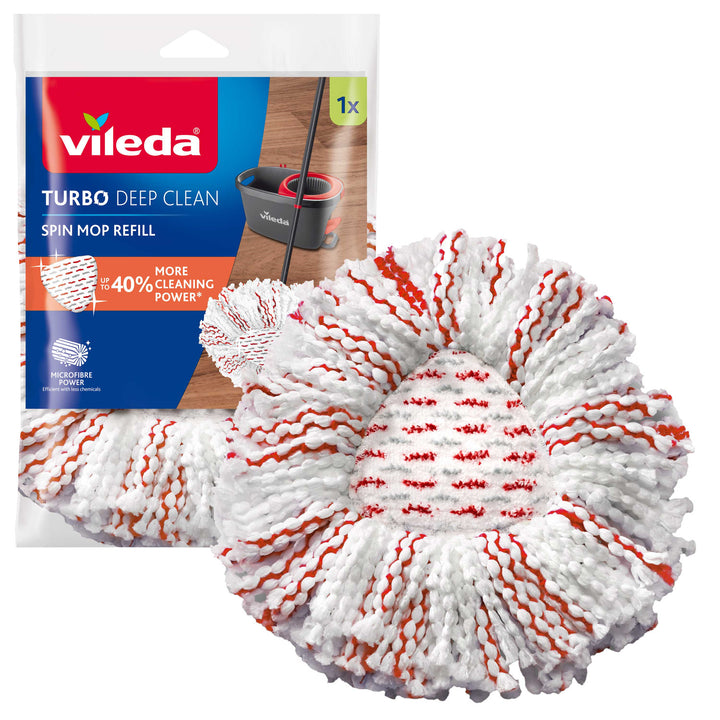 Recambio de microfibra para la mopa giratoria Vileda Turbo Deep Clean