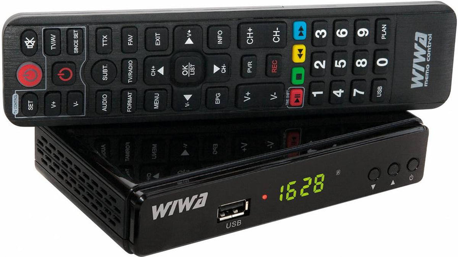 Receptor Wiwa DVB-T/T2 memo H. 265 ideal para receber o novo sinal DVB T2