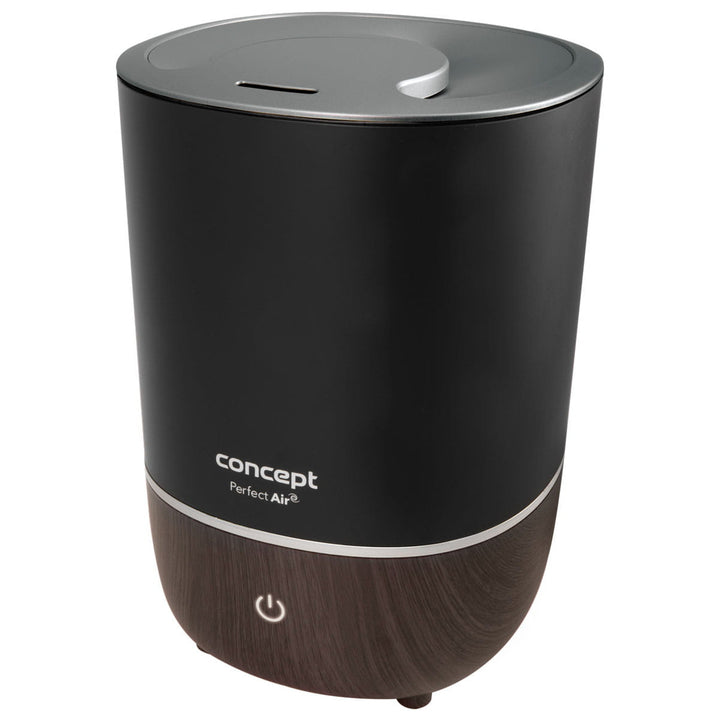 Difusor de aromaterapia Perfect Air 4 litros 3 níveis de intensidade de vapor Adequado para divisões até 30 m2 (Preto)