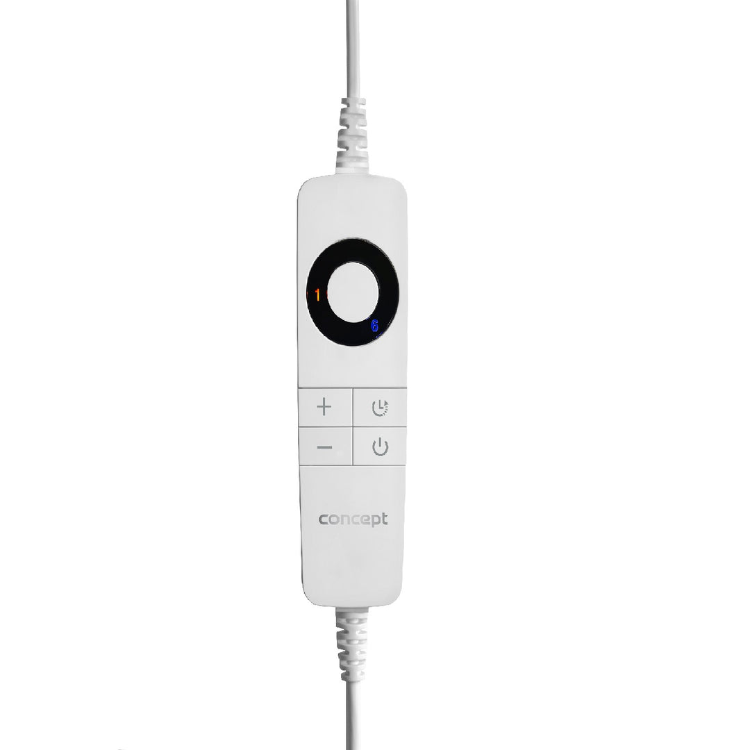 Tapete aquecedor grande Concept DV7430 150x80 com temporizador, cinzento, 100 W