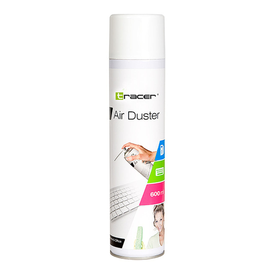Tracer Air Duster Aire comprimido, Limpia y elimina el polvo, Tubo capilar, 600ml