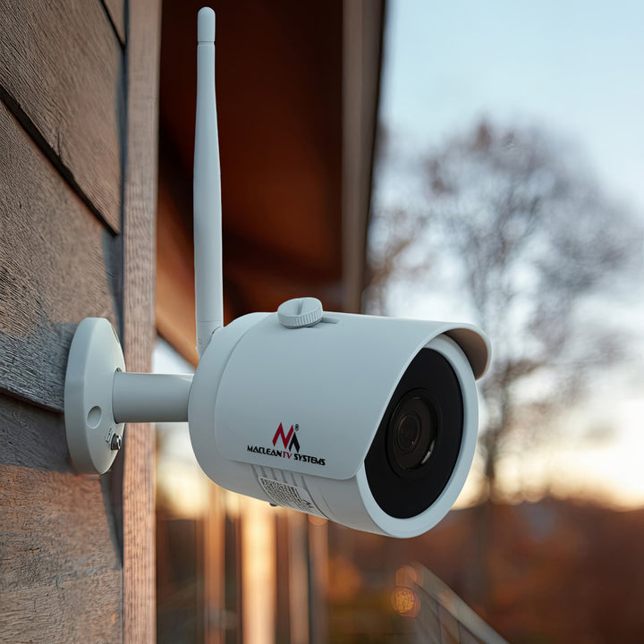 Cámara IP Maclean IPC WiFi 5MPx exterior, bocina, CMOS 1/2,5", H.264/H.264+/H.265/H.265+/JPEG/AVI, Onvif, MCTV-516