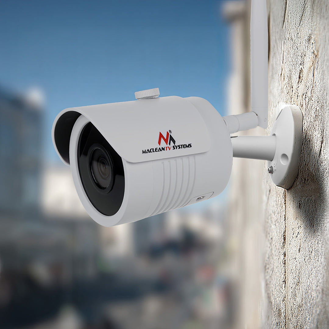 Cámara IP Maclean IPC WiFi 5MPx exterior, bocina, CMOS 1/2,5", H.264/H.264+/H.265/H.265+/JPEG/AVI, Onvif, MCTV-516