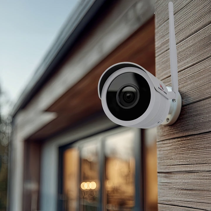Cámara IP Maclean IPC WiFi 5MPx exterior, bocina, CMOS 1/2,5", H.264/H.264+/H.265/H.265+/JPEG/AVI, Onvif, MCTV-516