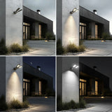 Poste solar LED com sensor de movimento e controle remoto Maclean IP54, 5W, 2x450lm, 6500K, Li-ion 2400 mAh, 3 modos de operação MCE447
