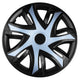 Conjunto de 4 tampões de jante NRM, N-Power, 15", preto azul