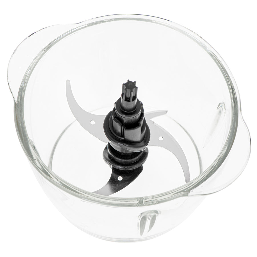 Picadora con recipiente de cristal Adler AD 4082 300W cuchillas de acero inoxidable