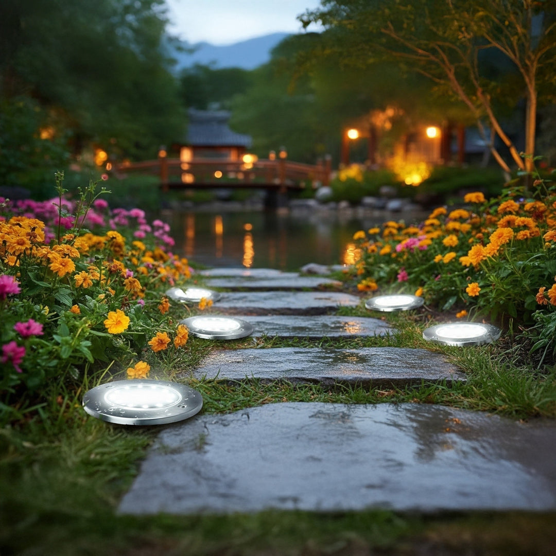 Maclean MCE318 Lâmpada solar Refletor solar para jardim, 12 LEDs SMD, 4000K, Ni-MH 600 mAh, 0,7W, IP44