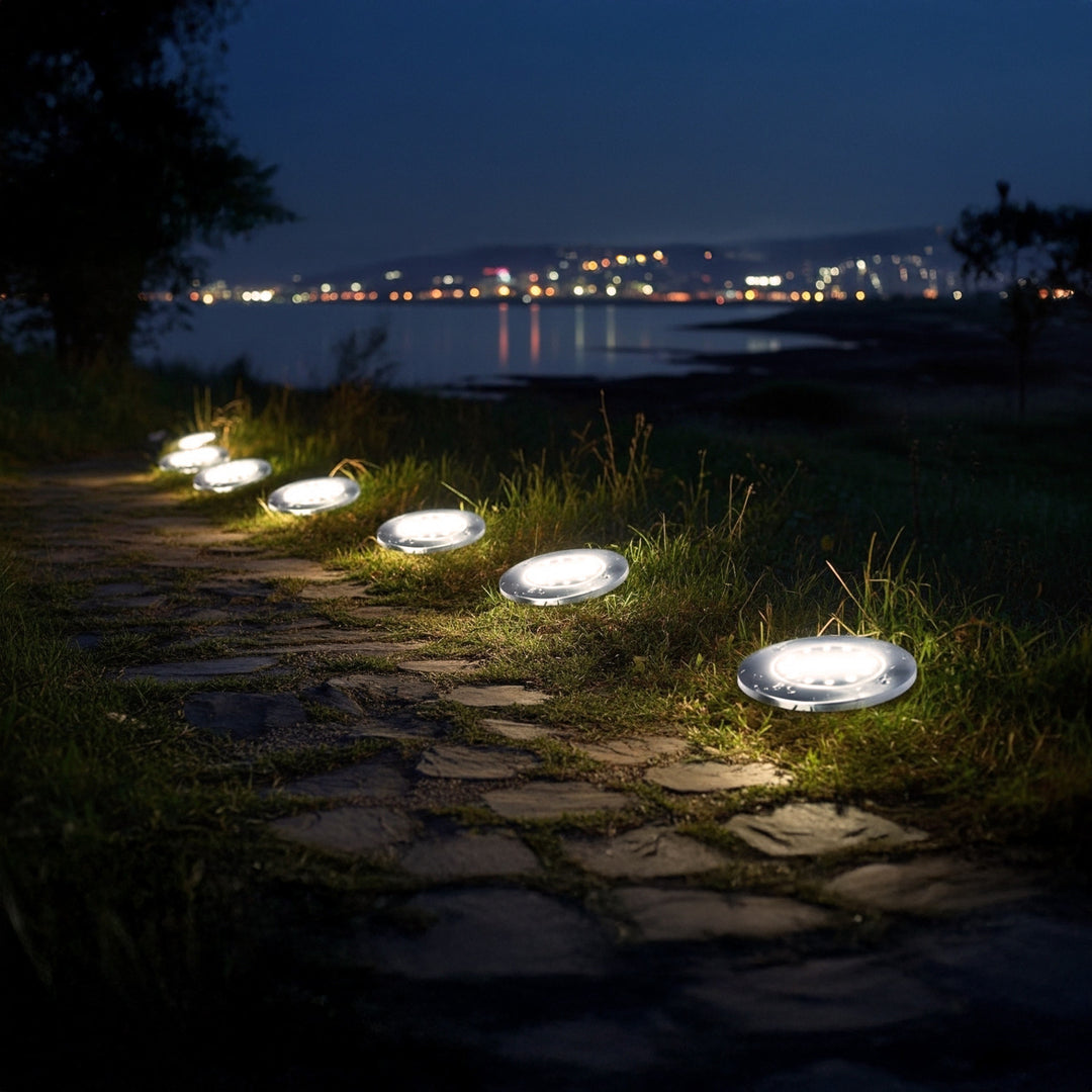 Maclean MCE318 Lâmpada solar Refletor solar para jardim, 12 LEDs SMD, 4000K, Ni-MH 600 mAh, 0,7W, IP44