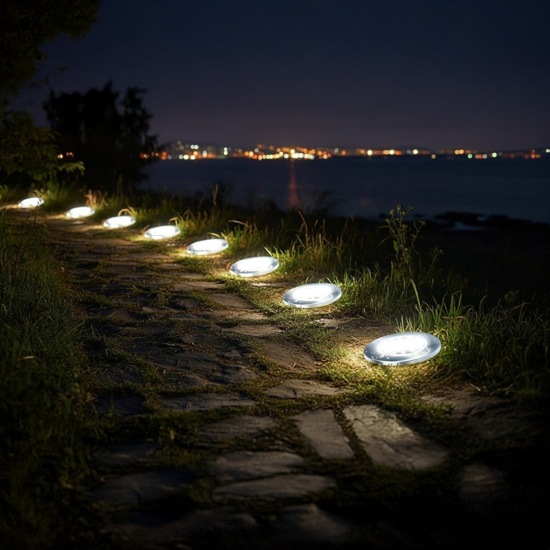 Maclean MCE318 Lâmpada solar Refletor solar para jardim, 12 LEDs SMD, 4000K, Ni-MH 600 mAh, 0,7W, IP44