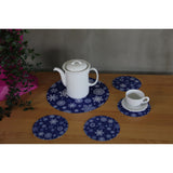 Conjunto de bases redondas de feltro 1 + 4 - SNOW
