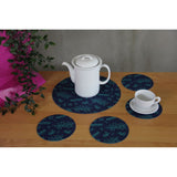 Conjunto Trivet Redondo em Feltro 1 + 4 - JUNIPER