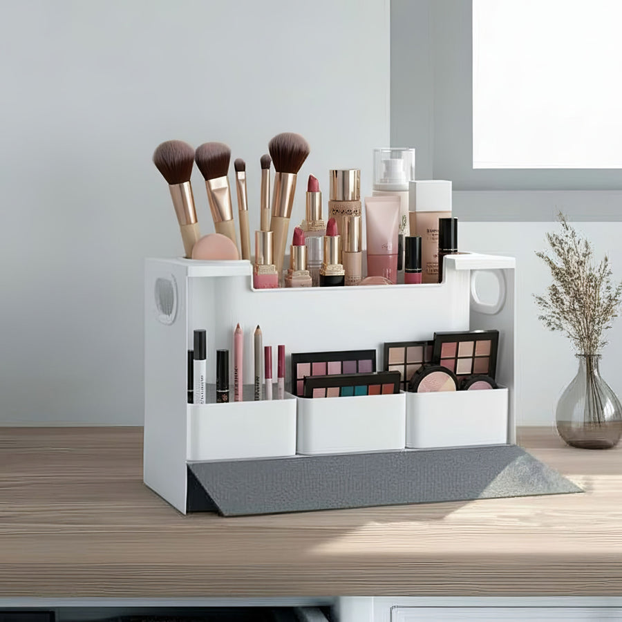 Organizador de maquilhagem universal Maclean MC-479 para cosméticos e artigos de higiene pessoal, carga máxima de 8 kg, 367 x 150 x 220 mm