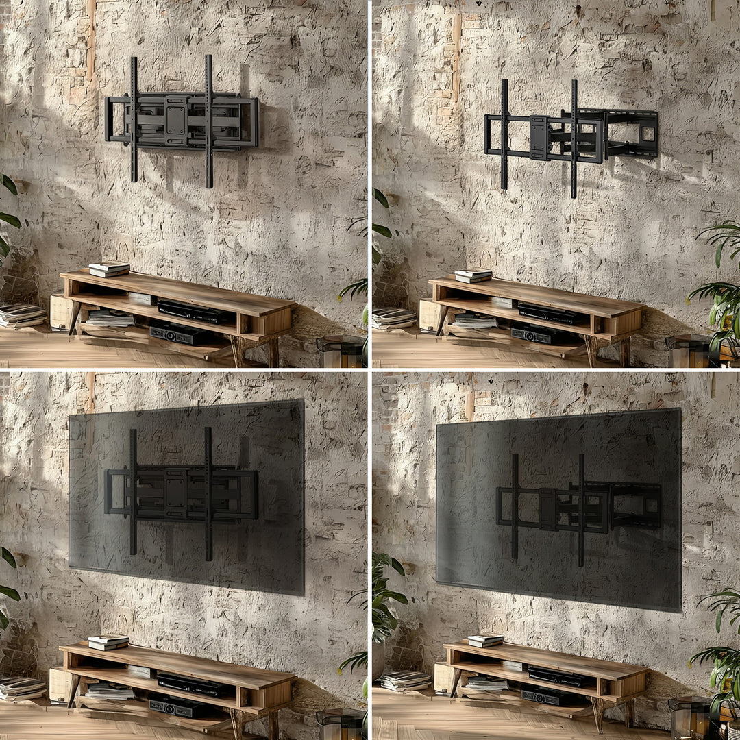 Suporte TV Maclean MC-482 Económico, VESA 900x600 máx., 60-120", 120 kg, Preto