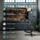 Maclean MC-434 Soporte de Servicio para Bicicletas Acero Carga máx. 20 kg Compatible con Bicicletas MTB con Ruedas de hasta 27,5"