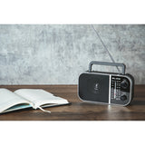 Rádio AM/FM analógico portátil Blow RA6, alimentado por bateria e rede elétrica