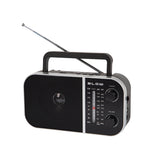 Rádio AM/FM analógico portátil Blow RA6, alimentado por bateria e rede elétrica