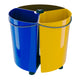 Contenedor giratorio ECOBIN para separación de residuos 3x 11,7L