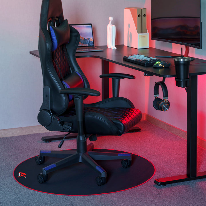 Tapete para cadeira gaming NanoRS RS172, tapete protetor, redondo, 100 cm