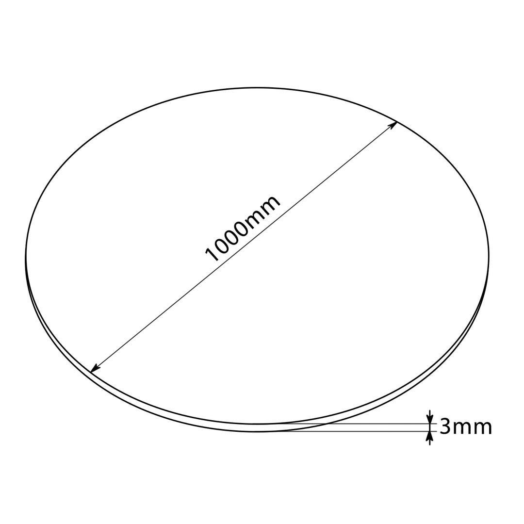 Tapete para cadeira gaming NanoRS RS172, tapete protetor, redondo, 100 cm