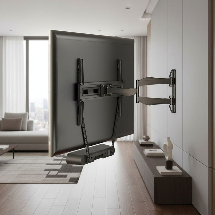 Suporte de coluna Maclean MC-975 para Sonos Ray, suporte adaptador padrão VESA, carga máxima de 2 kg