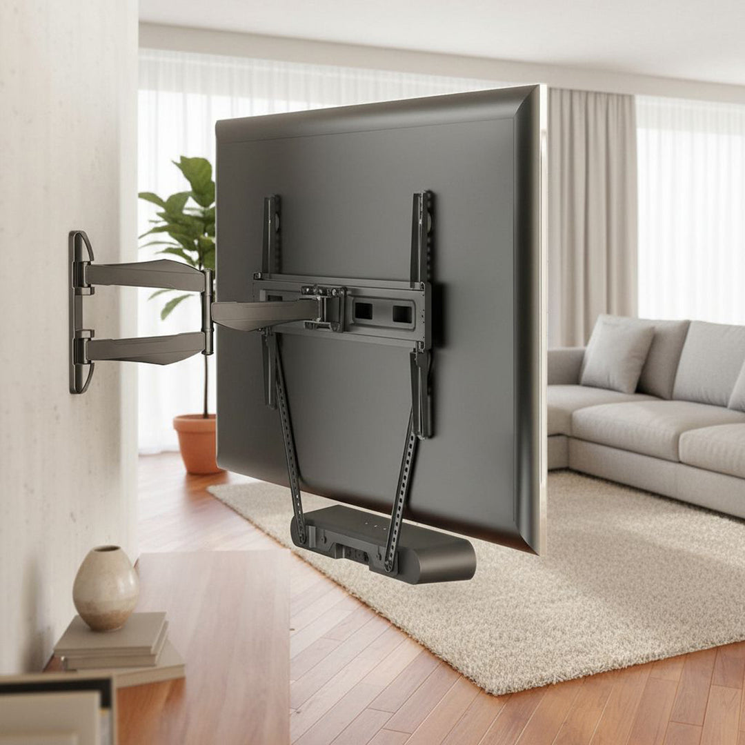 Suporte de coluna Maclean MC-975 para Sonos Ray, suporte adaptador padrão VESA, carga máxima de 2 kg