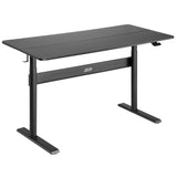 Ergo Office ER-453 Escritorio con tablero 140x68cm, Muelle de gas, Regulable en altura, Escritorio para trabajar de pie o sentado, Altura máxima 115cm