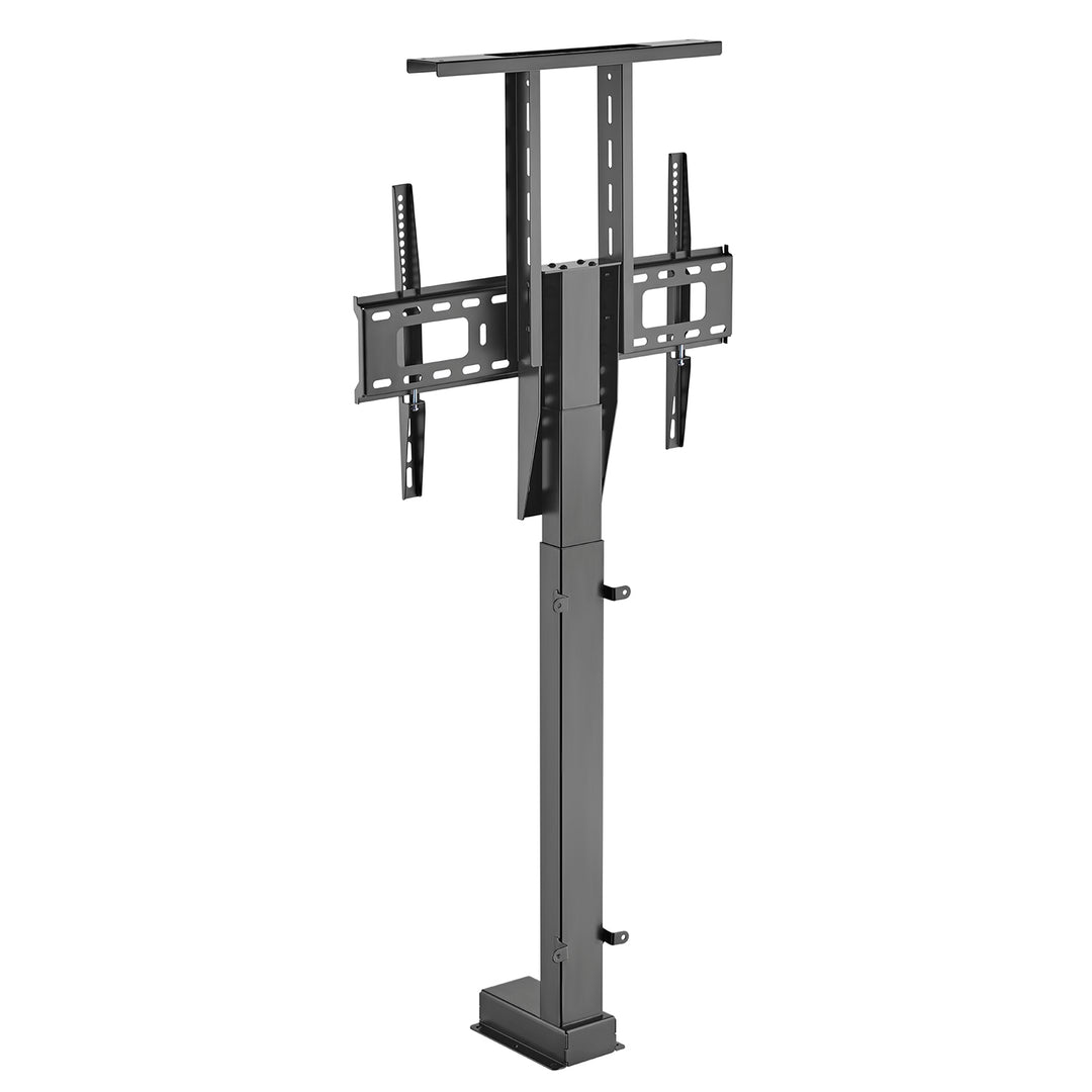Suporte elétrico retrátil para monitores Maclean MC-866T de 37" a 80", VESA 600x400, máx. 60 kg, compatível com a aplicação TUYA