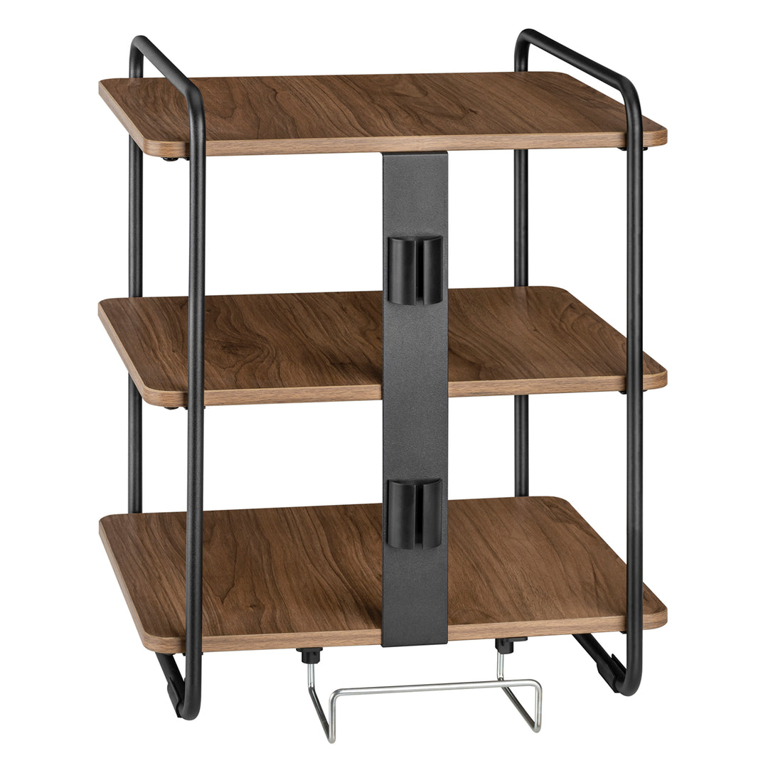 Elegante estante com 3 prateleiras Maclean MC-978, estante com prateleiras, carga máxima de 90 kg, 454 x 400 x 496 mm