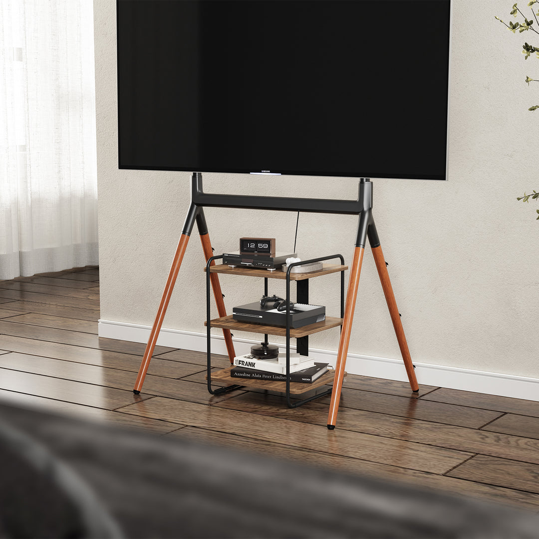 Elegante estante com 3 prateleiras Maclean MC-978, estante com prateleiras, carga máxima de 90 kg, 454 x 400 x 496 mm