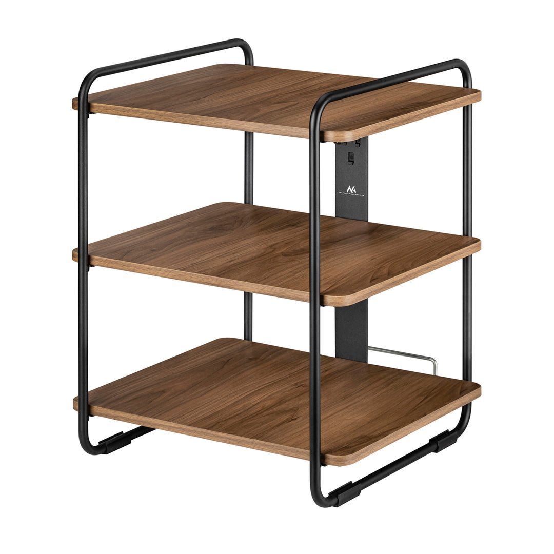 Elegante estante com 3 prateleiras Maclean MC-978, estante com prateleiras, carga máxima de 90 kg, 454 x 400 x 496 mm