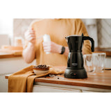 Moka Camry CR 4415B Cafetera eléctrica de 300 ml para 6 tazas de café espresso