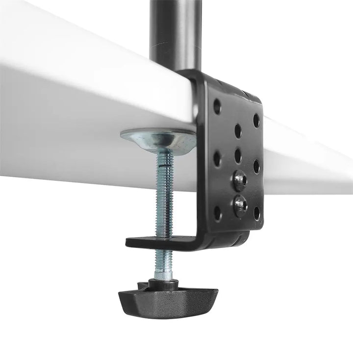 Suporte para monitor duplo Maclean MC-967, vertical, para monitores OLED QLED LCD e LED de 13 a 27 polegadas, VESA 75x75 e 100x100, máx. 9 kg