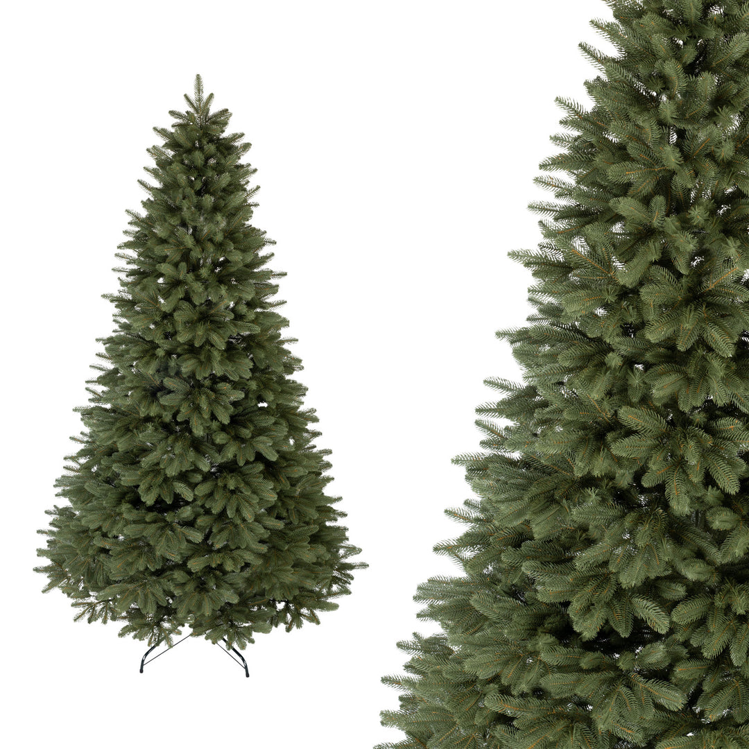 Árvore de Natal artificial Novatom, abeto canadiano, PE + PVC, 180 cm, JKM180