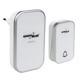 Campainha sem fios GreenBlue Kinetic, sem bateria, 38 melodias, branca, alcance até 200 m, IP44, GB157 W