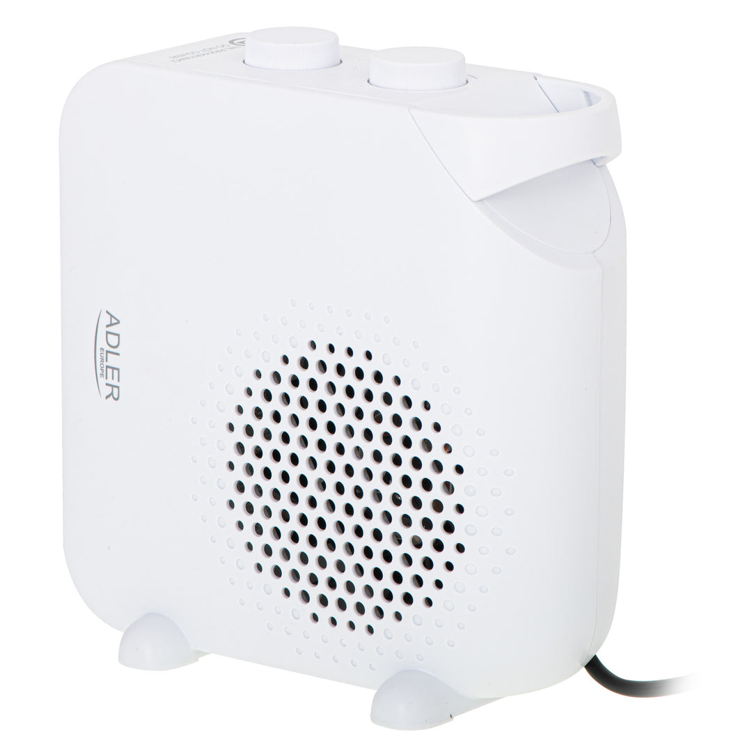 Adler AD 7725 Ventilador calefactor, Multifunción, Termoventilador, 2000W, Color blanco