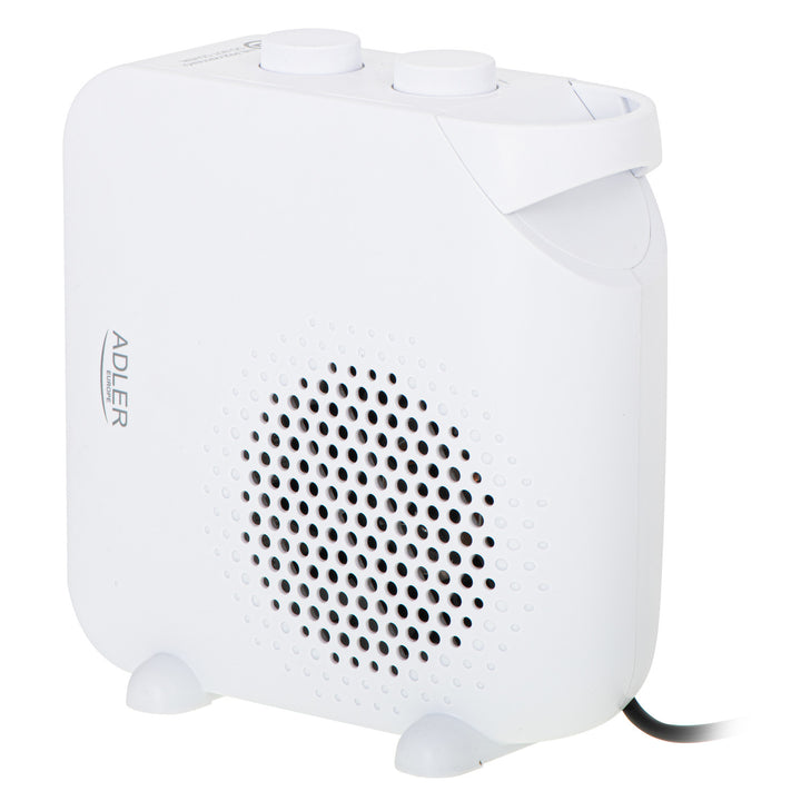 Adler AD 7725 Ventilador calefactor, Multifunción, Termoventilador, 2000W, Color blanco